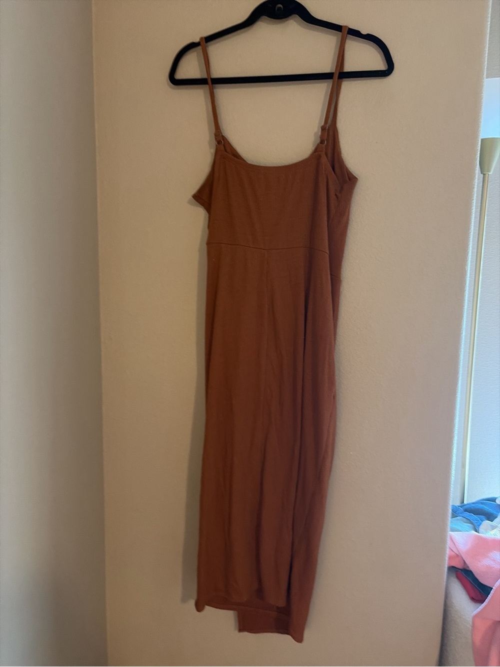 nine britton Rust-Brown Twist Midi Dress - Picture 4 of 4